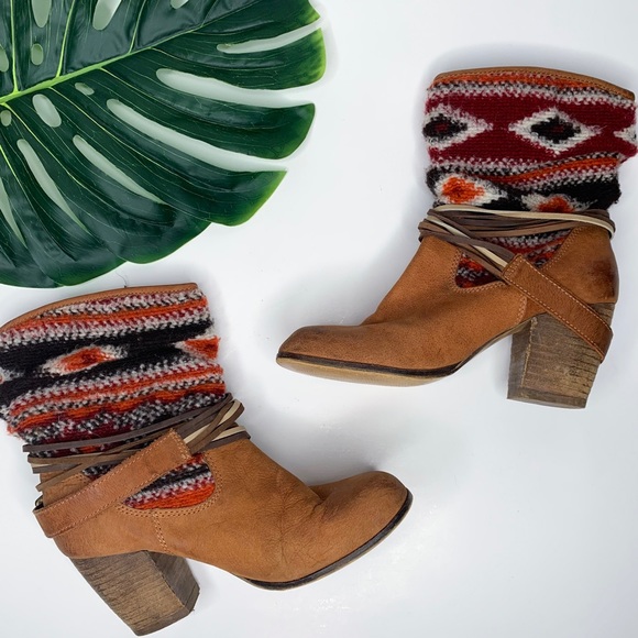 Steve Madden Shoes - Steve Madden Tolteca harness booties 6.5 / 7.5